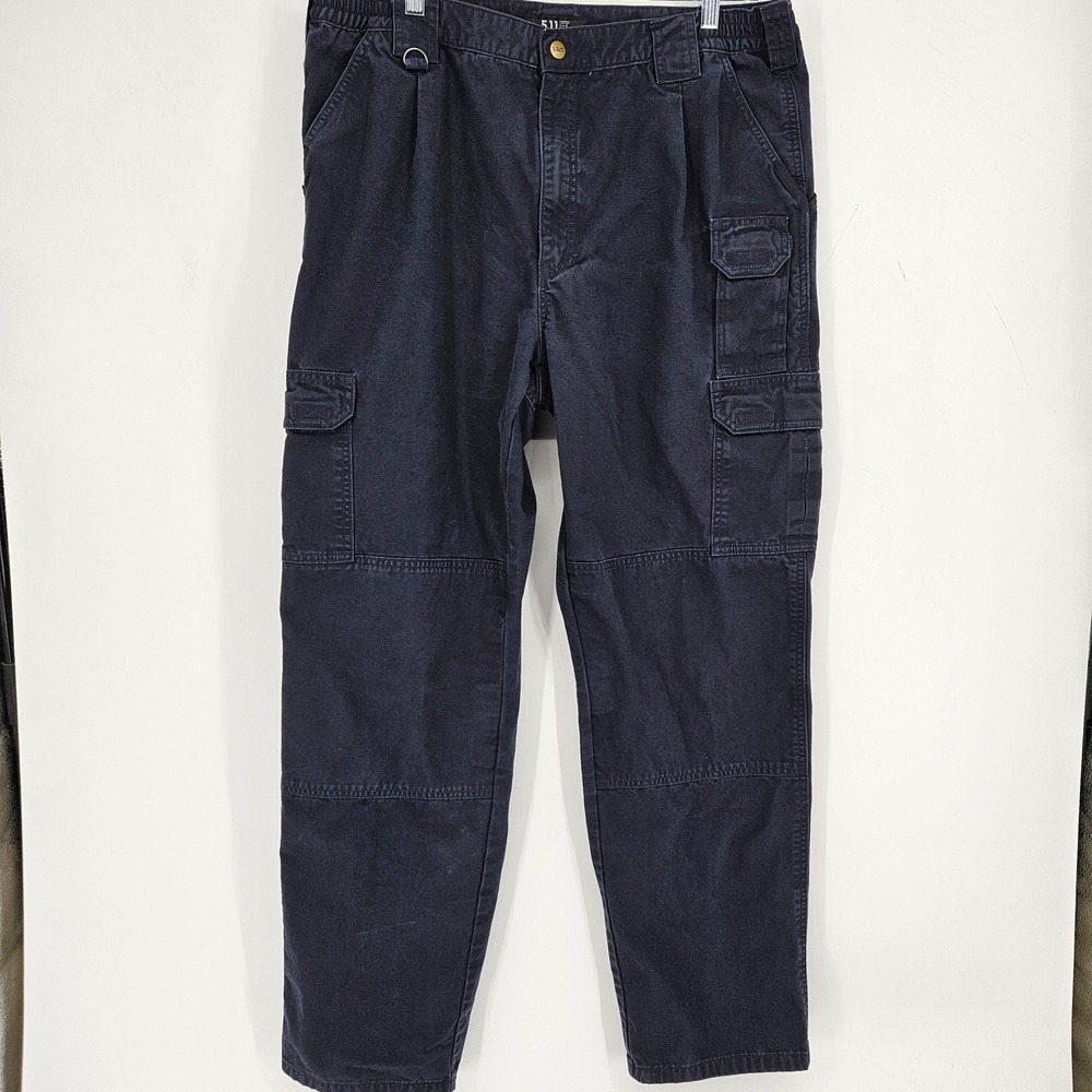 5.11 Tactical Pants Mens 38x34 Canva Cargo Outdoors Dark Navy Blue 74251-720